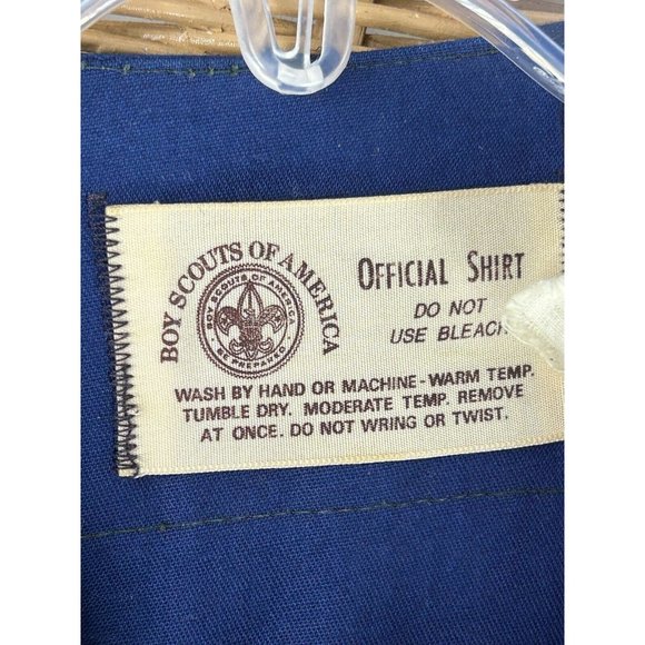 Vintage Cub Scout Boy Scout Uniform Shirt w Multiple Patches Medals Pins - Picture 13 of 16